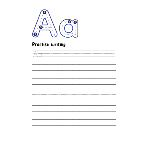 Back to School Alphabet Tracing Workbook: Fun Handwriting Practice for Kids